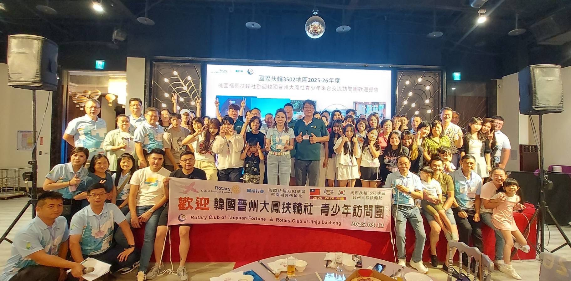2025-26 韓國晉州大鳳扶輪社青少年來台參訪